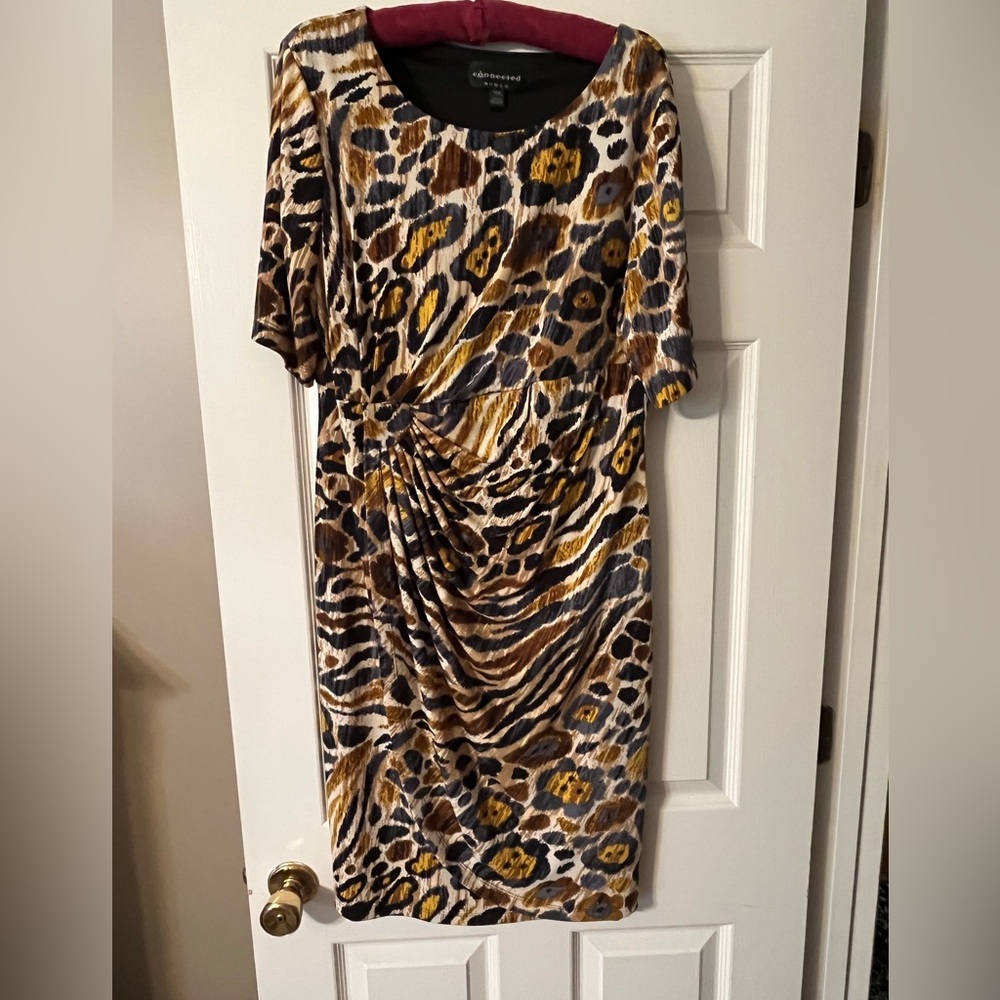 Animal print dress